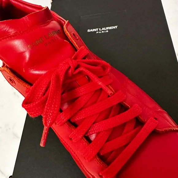 Saint Laurent
Andy leather low trainers - Picture 3 of 7